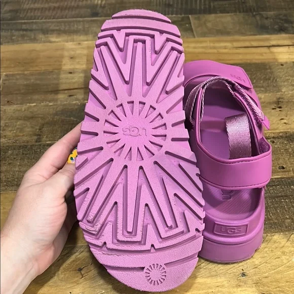 UGG Purple Women's Sandals - Picture 4 of 5